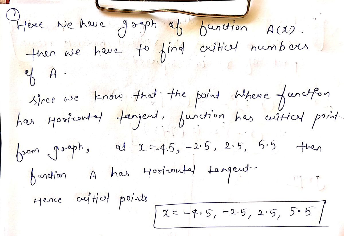 Calculus homework question answer, step 1, image 1